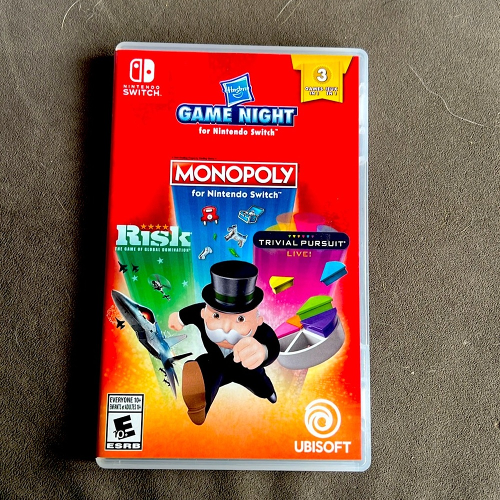 Nintendo switch Monopoly game night game